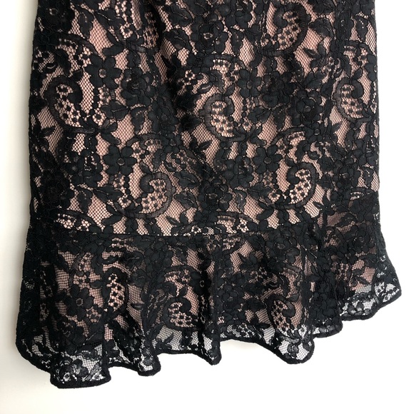 ELIZA J Black Lace Off The Shoulder Dress - Picture 4 of 7